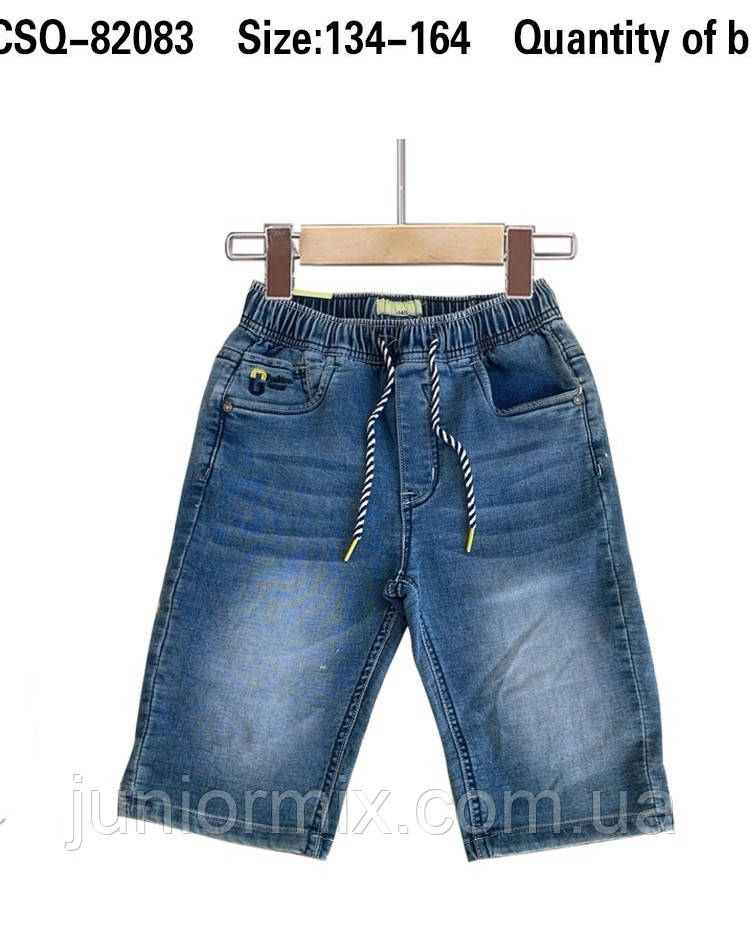 Оптом підліткові джинсові бриджі для хлопчиків SEAGULL