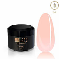 Гель Для Наращивания Milano Pink 30 ml прозрачный розовый гель для наращивания ногтей