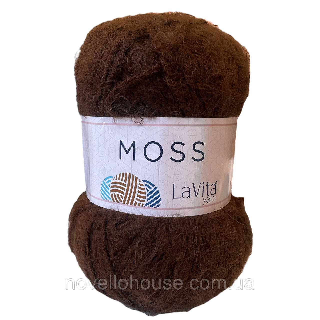 LaVita MOSS (Мосс) № 7235 коричневий (Пряжа акрил, нитки для в'язання)