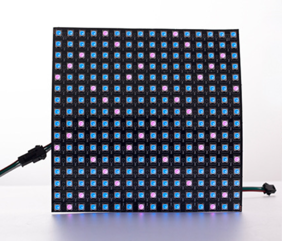 LED гнучка матриця WS2812B на світлодіодах 5050, 8х8(256LED), 5В