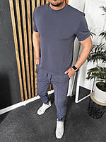 Костюм мужской двойка ( футболка и штаны ) в спортивном стиле двунитка ГО-1431 46/48, бежевый