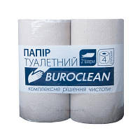 Туалетная бумага Buroclean серая 4 рулона (4823078928672) top