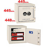 Огнестойкий сейф мебельный Griffon FSL.45.E CREAM, сейф для денег, сейф для документов, сейф для пистолета