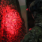 Ліхтар для шолома тактичний MPLS Charge, ліхтарик на каску з кріпленням 4 режими освітлення Coyot, фото 8