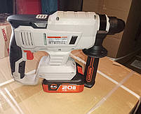 Перфоратор акумуляторний CROWN CT28010XS-4 BMC (2 АКБ 20 В/4.0 Ач, зарядне, кейс), фото 5