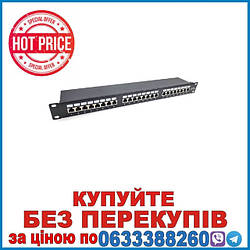 Патч-панель 19" 24xRJ-45 FTP, кат. 5e