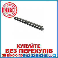 Патч-панель 19" Kingda KDPA6043 24хRJ-45 UTP кат.5e, type 110