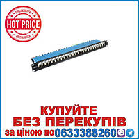 Патч-панель 19" 24xRJ-45 FTP, кат. 6, dual type, EPNew