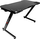 Стіл ігровий XTRIKE ME DK-02 Gaming Desk, Black 110x60x74мм., фото 5