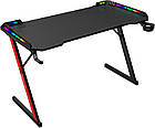 Стіл ігровий XTRIKE ME DK-05 Gaming Desk RGB Llight, Black 110x60x74мм., фото 2