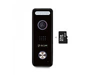Комплект видеопанели BCOM BT-400FHD/T Black SD с поддержкой Tuya Smart со встроенной картой памяти на 32 GB
