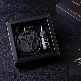 Ароматизатор в машині Діва, знак зодіаку з темного дерева