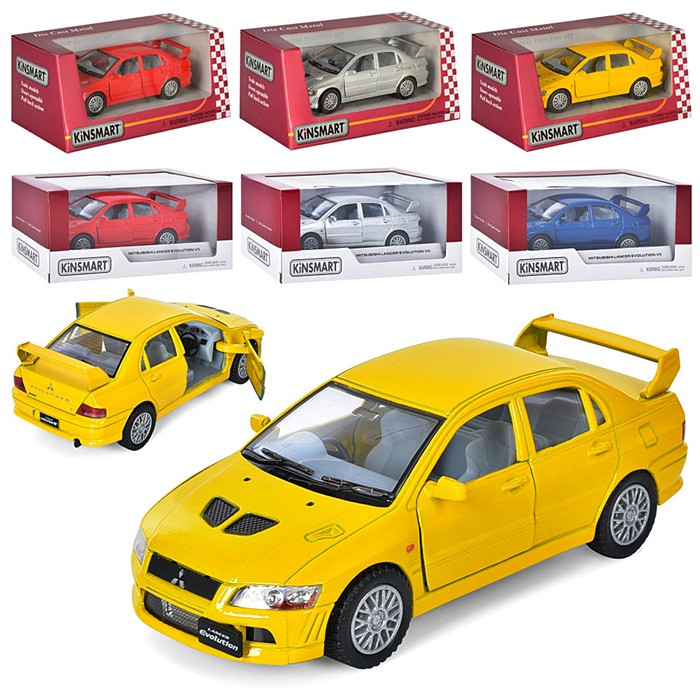 Машина металева Mitsubishi Lancer EVO (KT5052W), фото 1