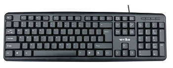 Класична провідна комп'ютерна клавіатура на 104 клавіші Weibo FC-530 Чорна