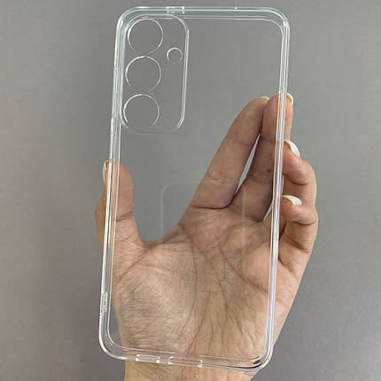 Чохол для Samsung Galaxy S24 Plus силіконовий із захистом камери на телефон самсунг с24 плюс прозорий hlg, фото 1