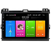 Штатное головное устройство с 4g Toyota Prado 120 2004-2009 (9") Android 10.1 (4/32) Автомагнитола 2 din