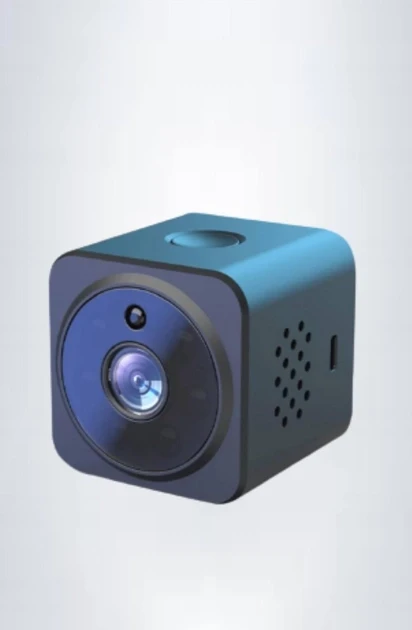 Міні камера AS02 HD 1080P Wi-Fi Бездротова маленька IP відеокамера прихована для відеоспостереження Вбу, фото 1