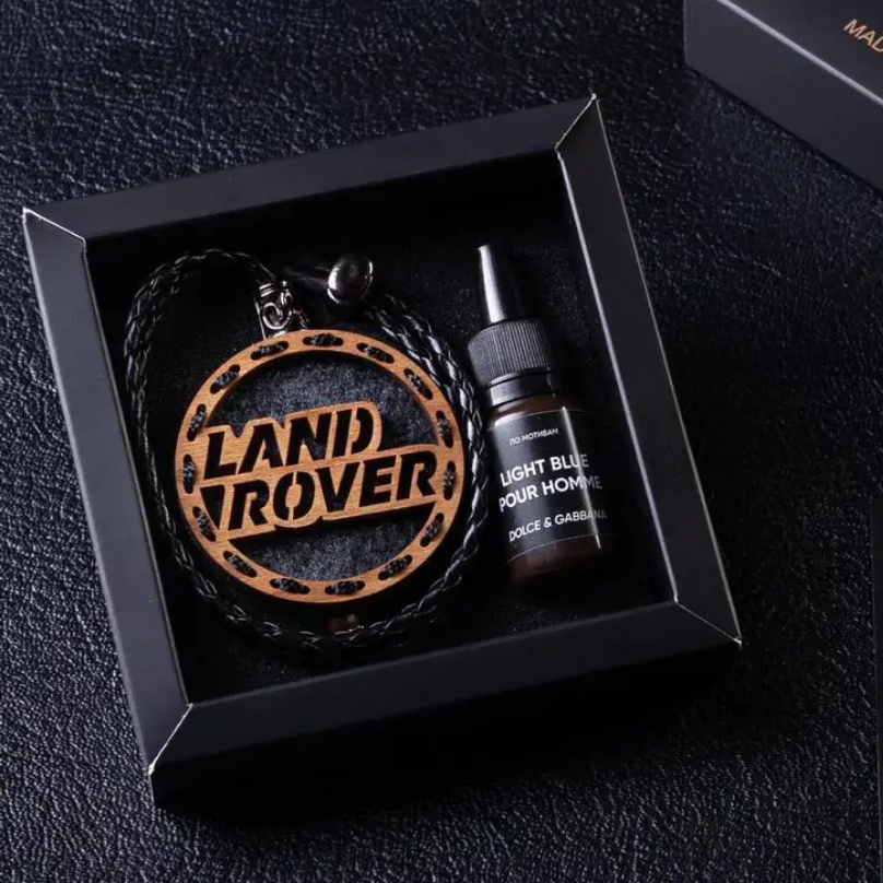 Ароматизатор в машину LAND ROVER з світлого дерева, подарунок чоловікові