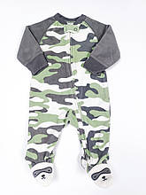 Чоловічок флісовий для хлопчика Картерс, newborn (46-55см)