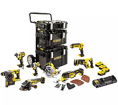 Набір із восьми інструментів безщіткових DeWALT DCK853P4