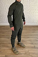 Тактический боевой костюм олива рип-стоп летний полевой мужской rip stop форма хаки армейская статутная нгу