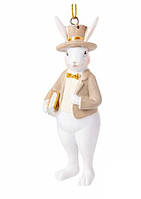 Фігурка декоративна Кролик у фраку 10см 192-258