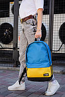 Рюкзак Wellberry Reflective сине-желтый, модный рюкзак для мужчин, городской рюкзак BLIM