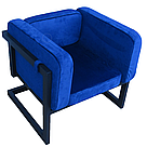 Крісло ЛОФТ Престон + м'які, водонепроникні, комфортні, зі знімними чохлами подушки для офісу, дому, дачі, фото 7