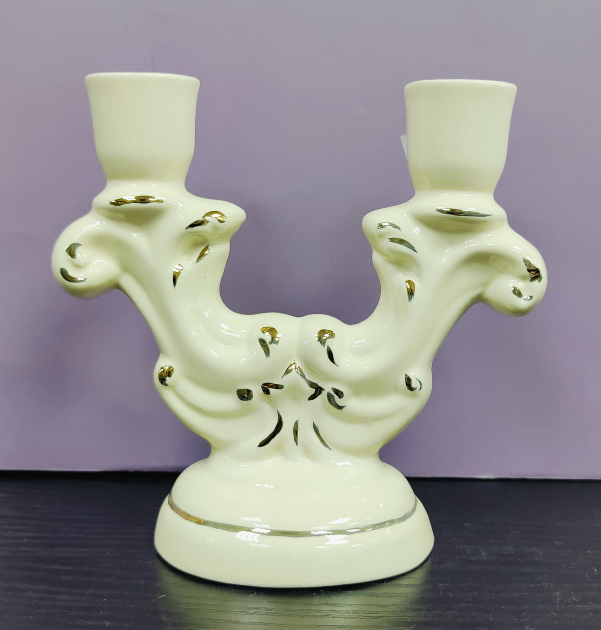 Керамічний підсвічник на дві свічки (17*16см) 2702.004, фото 1