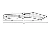 Ніж із фіксованим клинком BBK Blade Brothers Knives Помста (мала), фото 8