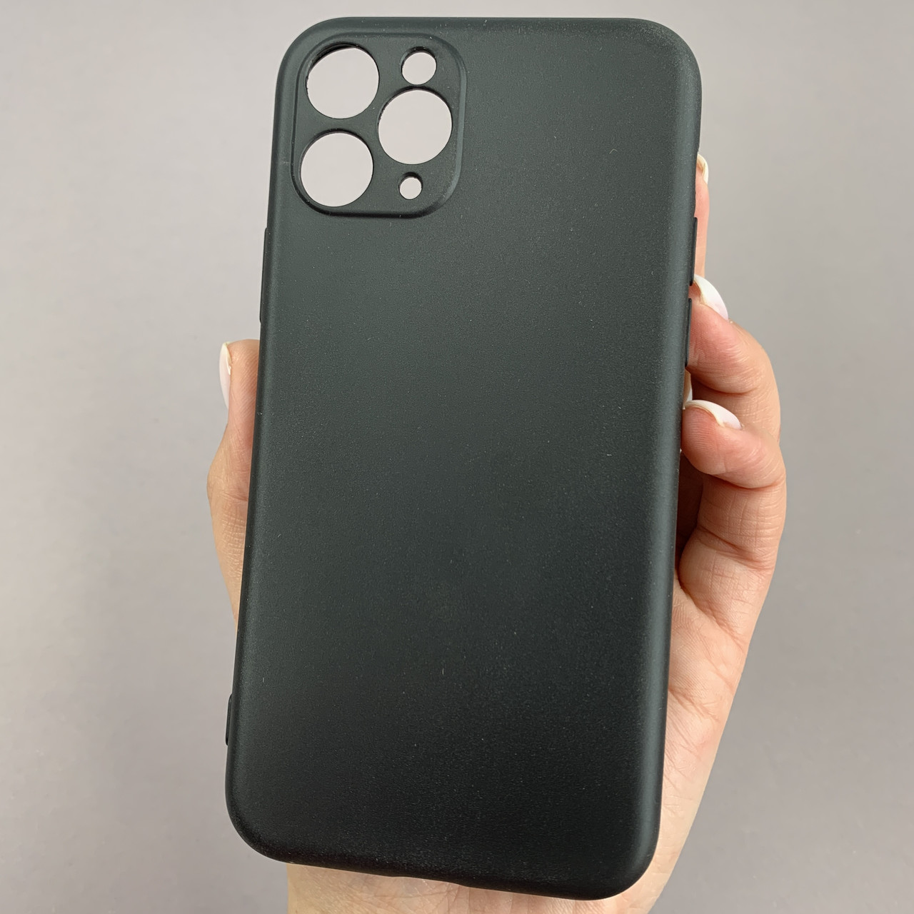 Чохол для Apple iPhone 11 Pro чохол накладка із захистом камери на телефон айфон 11 про чорний tpb