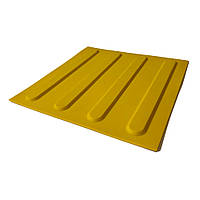 Тактильна плитка еластична жовта Плитка напрямок руху для сліпих рифи LINE 30х30 Arfen