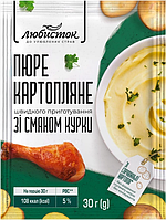 Пюре картофельное быстрого приготовления со вкусом курицы Любисток 30 г