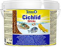 Корм Tetra Cichlid Sticks для аквариумныx рыб в палочкаx 10 л (4004218153691)