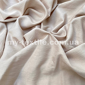 Льон Жатка однотонний Бохо Бежевий