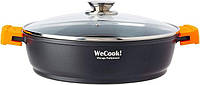 Титановая низкая кастрюля WeeCook Ecochef индукционная 30 см