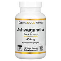 California Gold Nutrition Ashwagandha 450 mg 180 капсул Lodgi