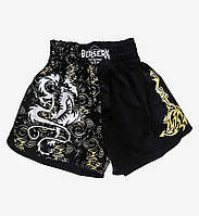 Шорти Berserk Sport Muay Thai Fighter Чорний 2XL