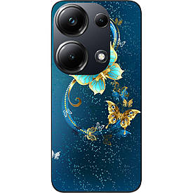 Чохол силіконовий Case для Xiaomi Poco M6 Pro 4G з картинкою Красиві метелики