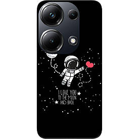 Чохол силіконовий Case для Xiaomi Poco M6 Pro 4G з картинкою Любов до місяця