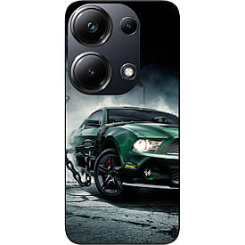 Бампер силіконовий Case для Xiaomi Poco M6 Pro 4G з малюнком Мустанг