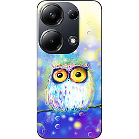 Бампер силіконовий Case для Xiaomi Poco M6 Pro 4G з малюнком Сова