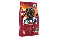 Корм для взрослых собак Happy Dog Sensible Africa с мясом страуса и картофельными хлопьями 4 кг