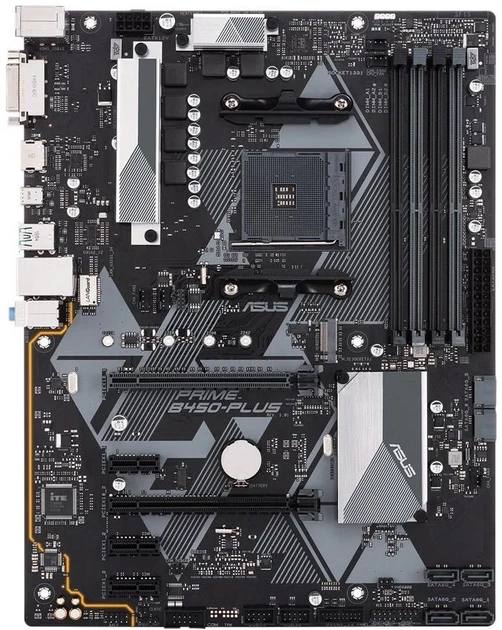 Материнська плата Asus Prime B450-PLUS (sAM4, AMD B450, PCI-Ex16)