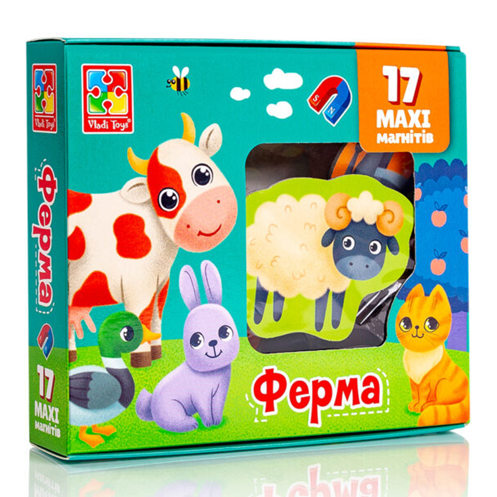 Набір магнітів «Ферма» Vladi Toys (4820234762729)