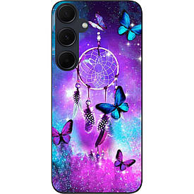 Чохол силіконовий Case для Samsung A55 5G Galaxy A556B з картинкою Метелики та оберег