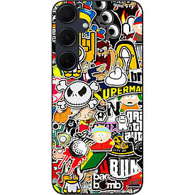 Бампер силіконовий Case для Samsung A55 5G Galaxy A556B з малюнком Креатив