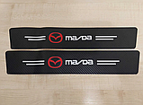 Захисна плівка на пороги авто з логотипом Mazda всі моделі та інші марки автомобілів style1, фото 3