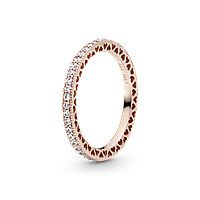 Серебряное кольцо Pandora 180963CZ 56