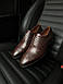 Стильні коричневі туфлі 38 - 44 розмір, фото 6